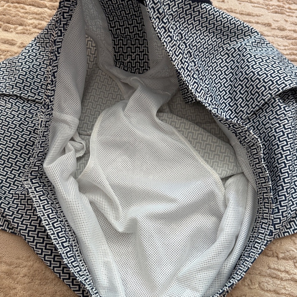 Set of Two J. Crew Olive Green & Navy / White Swim Shorts Size Medium - Picture 11 of 11